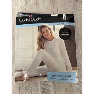 Cuddl Duds Soft Lightweight Base Layer Tights Size S